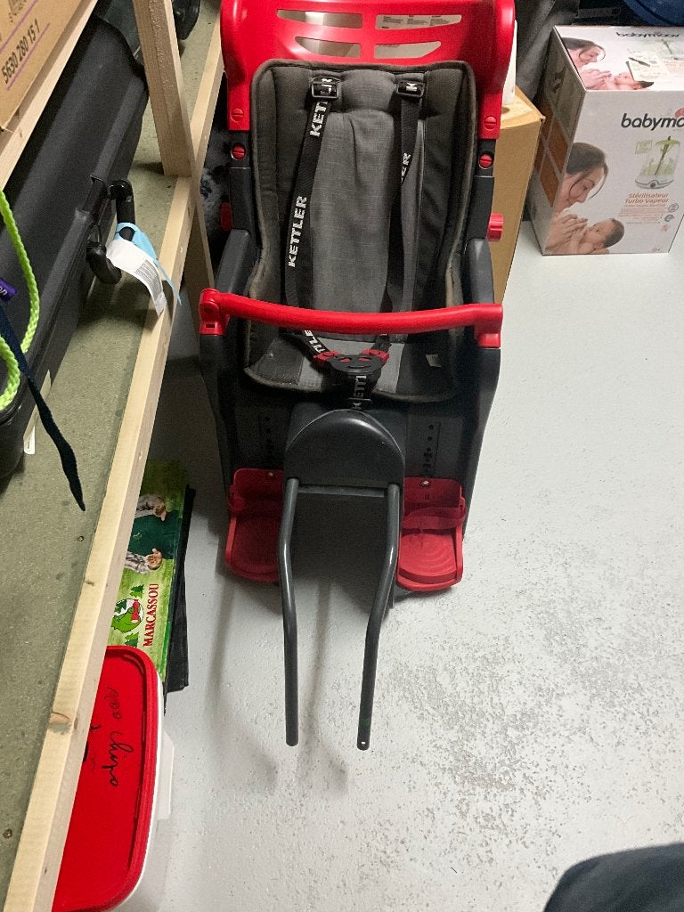 Fietsstoel kettler, Fietsen en Brommers, Fietsaccessoires | Fietsstoeltjes, Ophalen, Achterzitje, 9 t/m 18 kg, Kettler