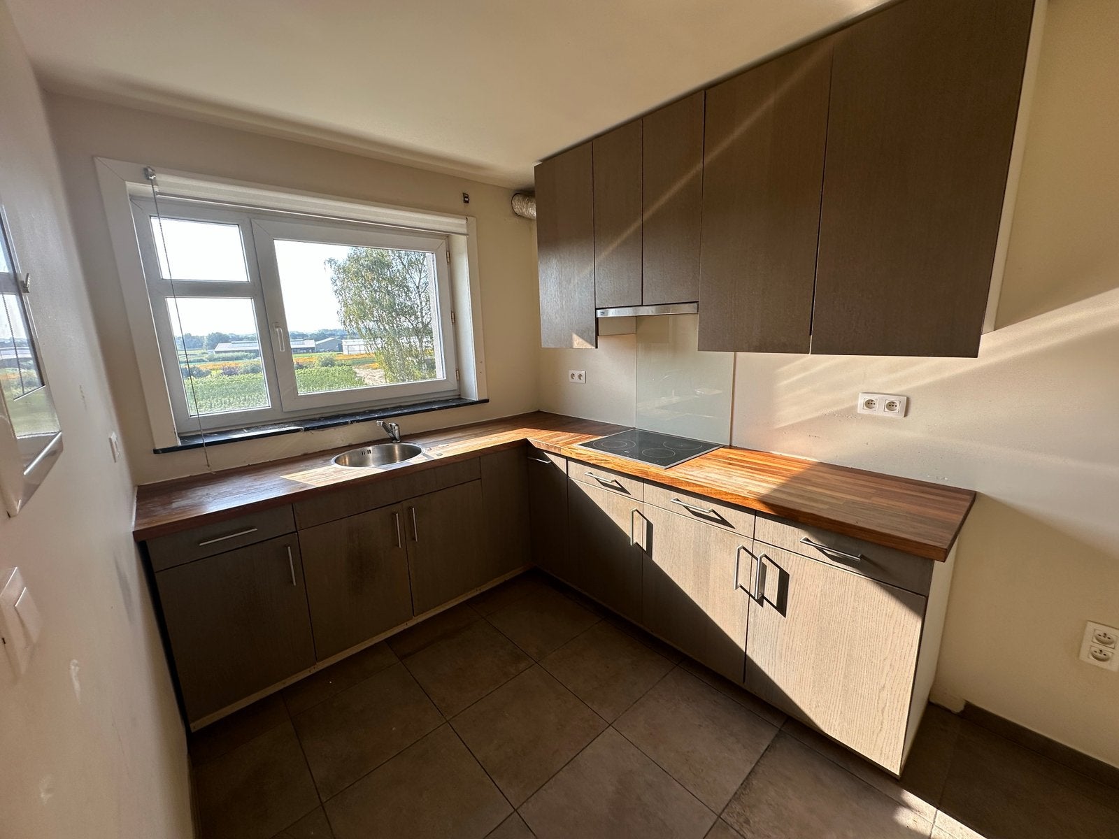 Keuken 220x360, Ophalen, Gebruikt, Hout, Hoekkeuken