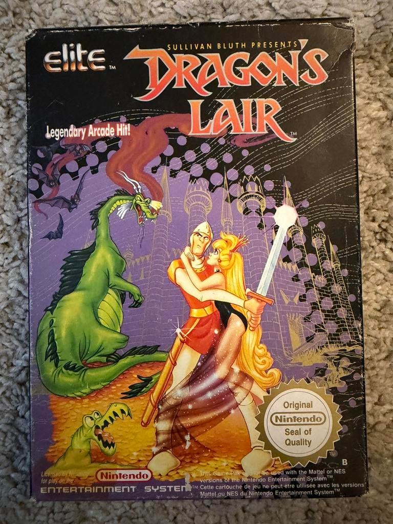 Dragons Lair Nes, Consoles de jeu & Jeux vidéo, Jeux | Nintendo NES, Envoi, Comme neuf