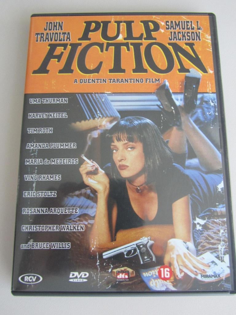 DVD PULP FICTION (By Quentin Tarantino), Vanaf 16 jaar, Ophalen of Verzenden, Zo goed als nieuw, Actiethriller