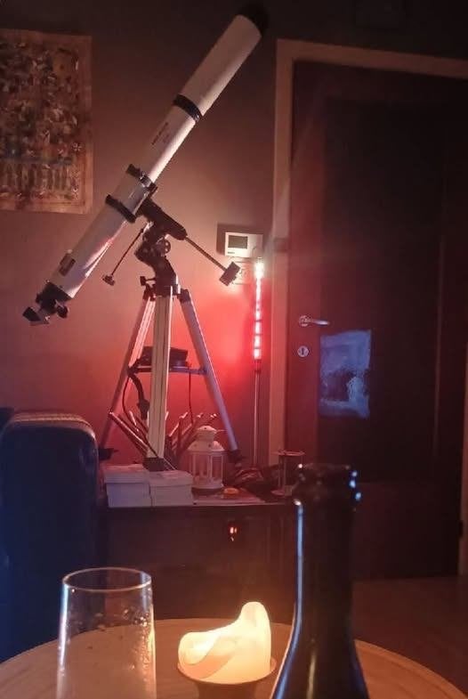 telescoop, Ophalen, Gebruikt, Lenzentelescoop (refractor), 80 tot 200 mm