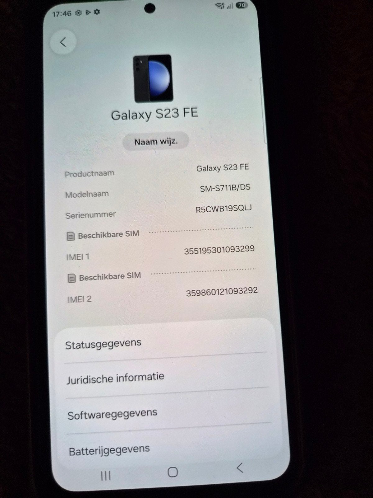 Samsung s23fe 128gb, Telecommunicatie, Ophalen