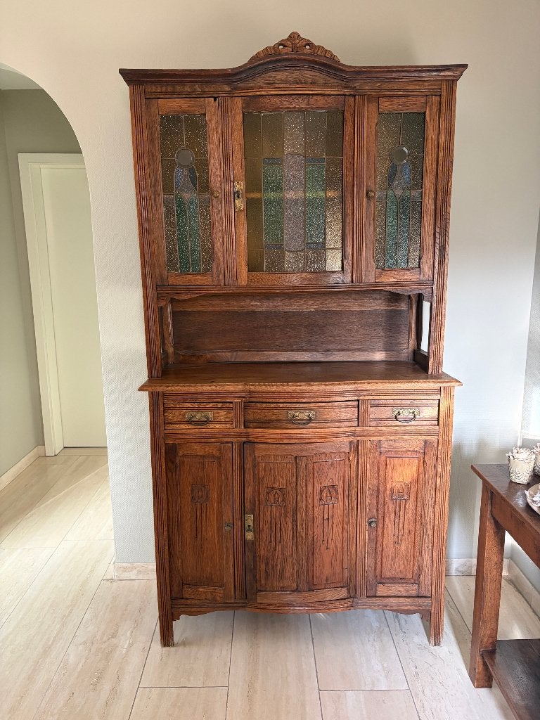 Vintage houten kastje, Antiek en Kunst, Ophalen