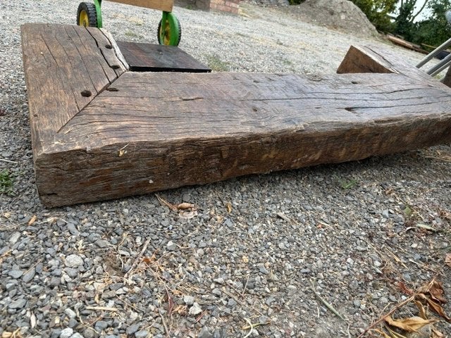Diverses poutres en bois de chêne, Bricolage & Construction, Enlèvement, Utilisé, Chêne, Poutre