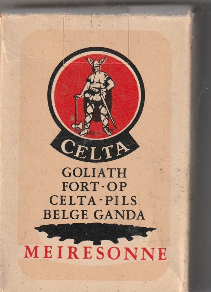91 / BIER CELTA GOLIATH MEIRESONNE, Verzamelen, Ophalen of Verzenden, Nieuw, Speelkaart(en)