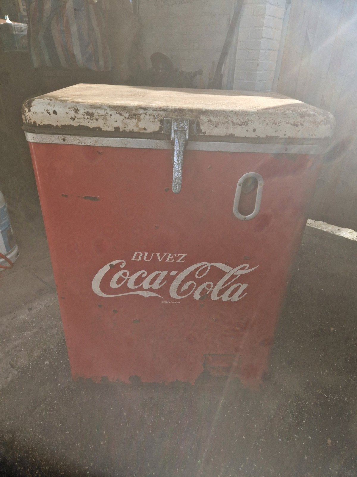 réfrigérateur Coca-Cola vintage 1m/70/45cm €350, Antiquités & Art, Enlèvement