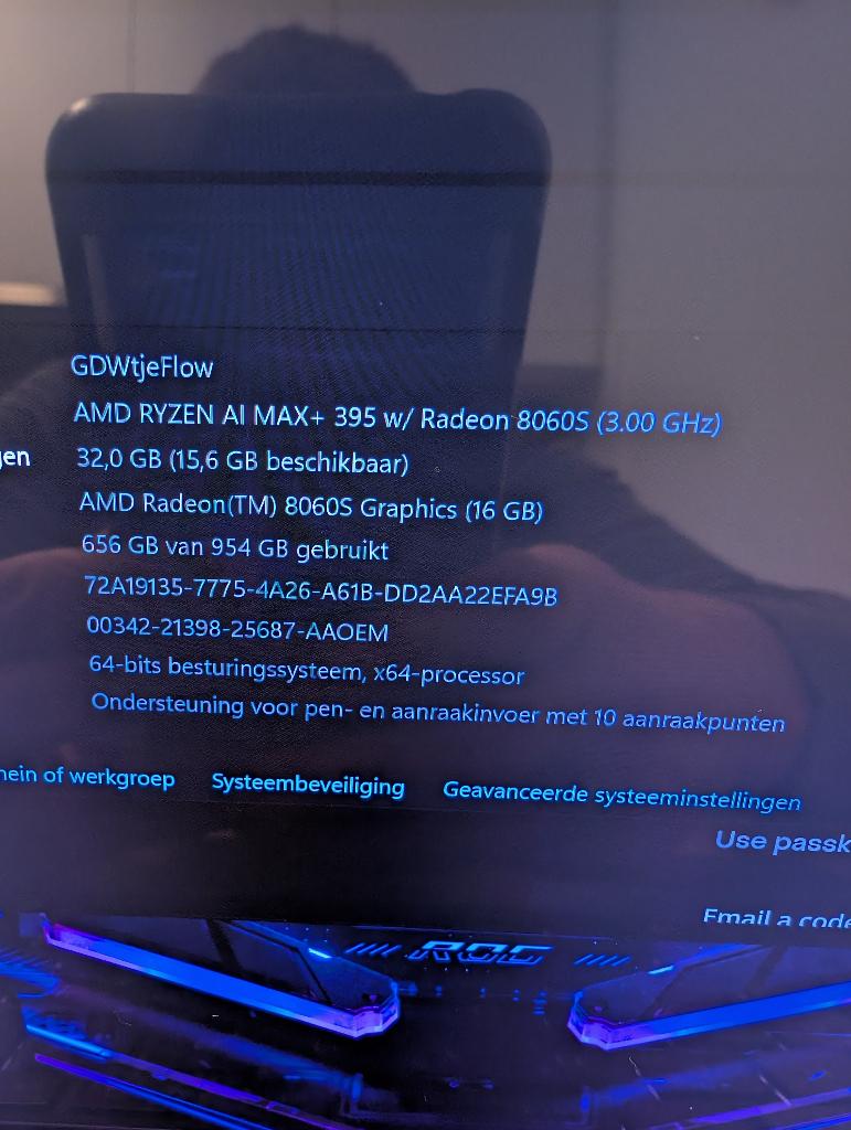 Asus Rog Flow Z13, Informatique & Logiciels, Ordinateurs portables Windows, Comme neuf, 14 pouces, SSD, 3 à 4 Ghz, 32 GB, Qwerty
