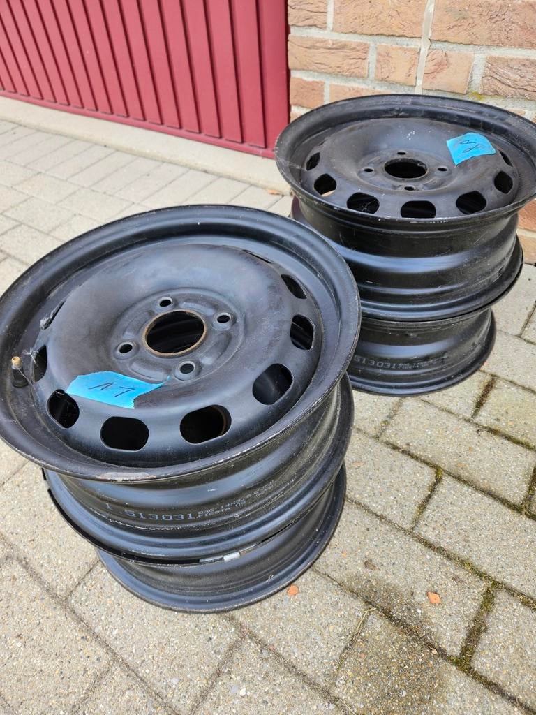 Stalen velgen ford Fiesta.... 175/65 R14 bandenmaat., Auto-onderdelen, Ophalen, 14 inch, Gebruikt, Velg(en)