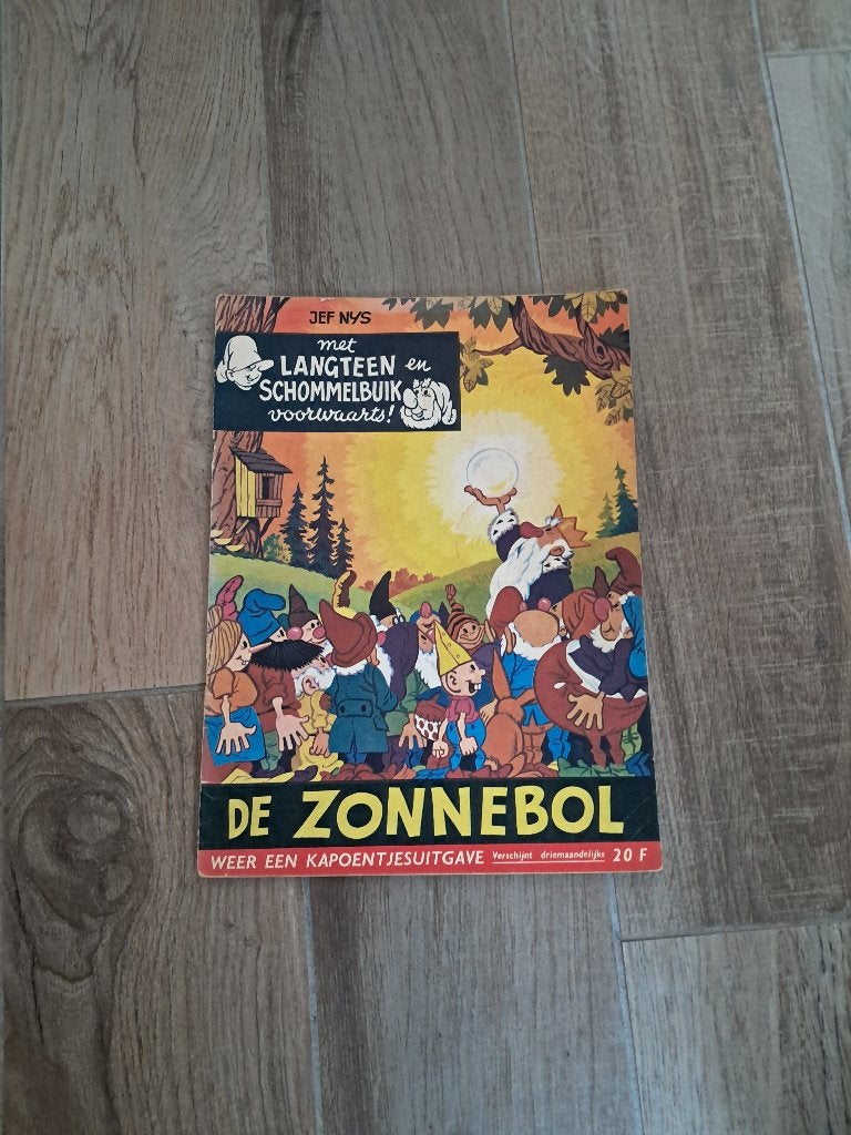 LANGTEEN &SCHOMMELBUIK " De zonnebol, Boeken, Eén stripboek, Jef Nys., Ophalen of Verzenden, Zo goed als nieuw