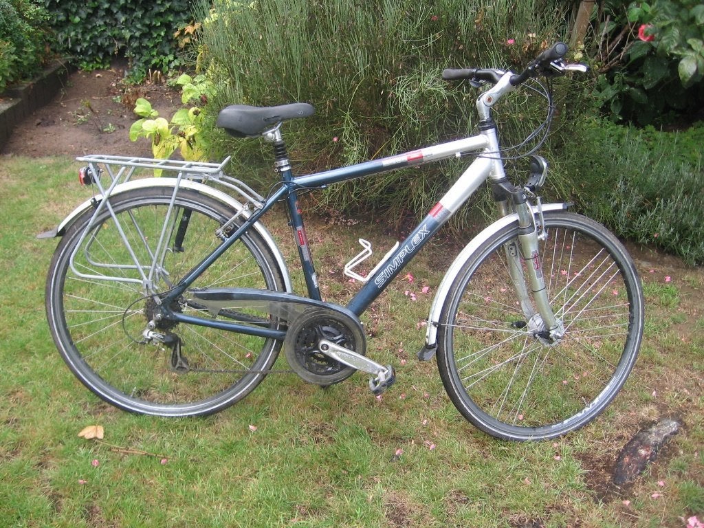 28 inch aluminium herenfiets met 21 versnellingen frame 50, Fietsen en Brommers, Gebruikt, Velgrem, Versnellingen, 49 tot 53 cm