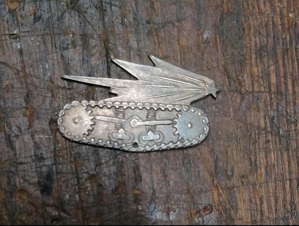 Badge voor gemotoriseerde troepen uit de Tweede Wereldoorlo, Verzamelen, Verzenden, Overige soorten, Lintje, Medaille of Wings