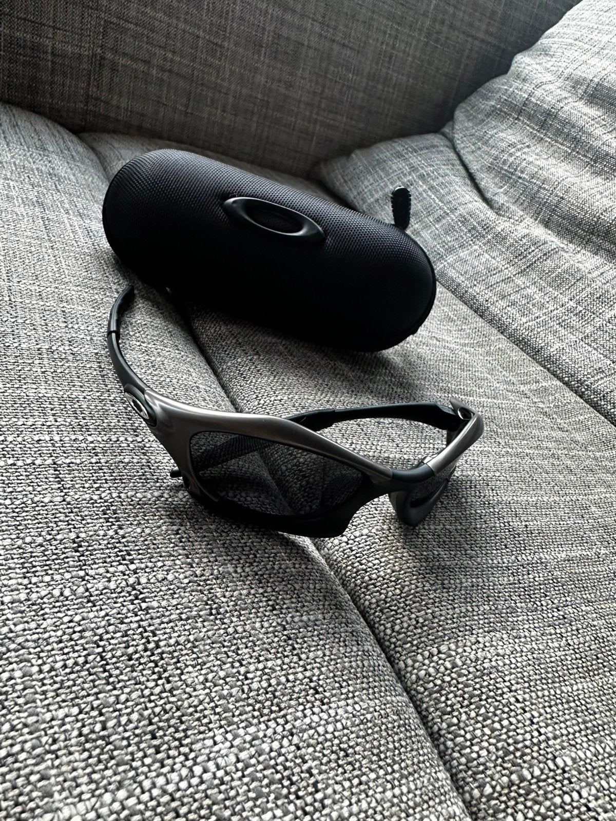Lunettes de soleil Oakley Splice vintage, Neuf, Gris, Enlèvement ou Envoi, Oakley