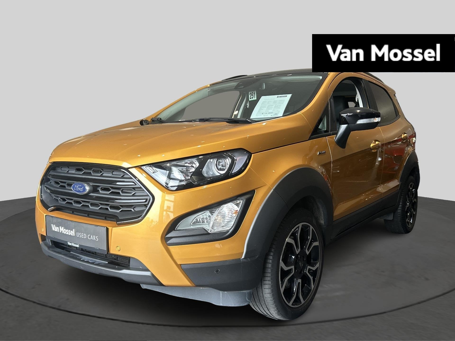 Ford EcoSport 1.0i EcoBoost 92kW Active -, Autos, Achat, https://public.car-pass.be/vhr/468bdc35-91bd-45ec-990c-3b995b9fe9de, Jaune