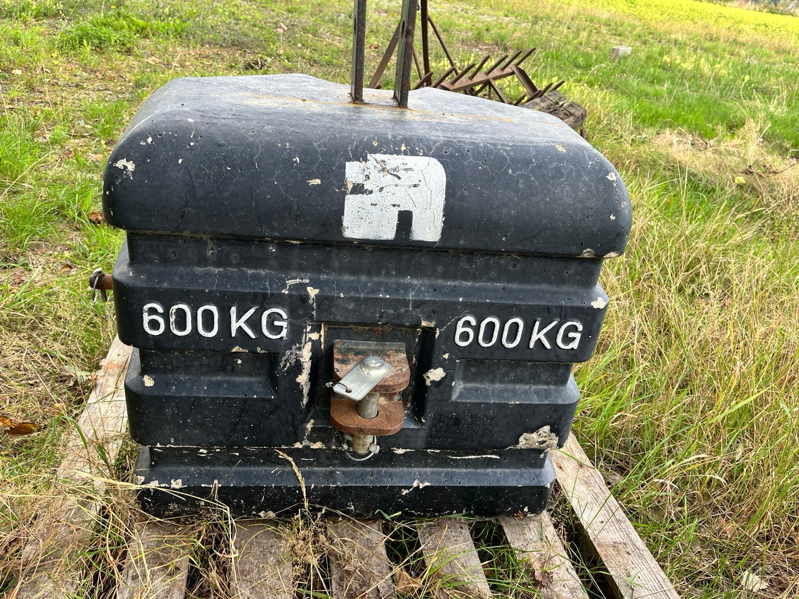 Gewichtblok 600 kg, Ophalen, Akkerbouw