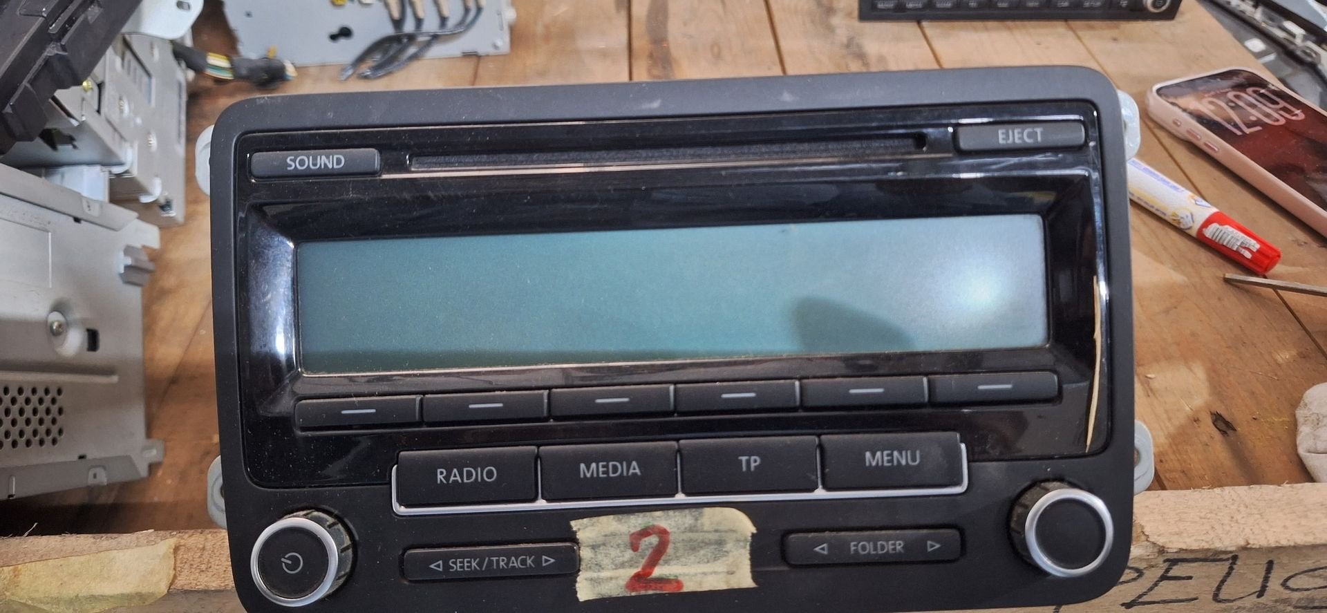 Originele Volkswagen RCD310 Autoradio - Golf / Polo / Passat, Autos : Divers, -, Utilisé, -, -