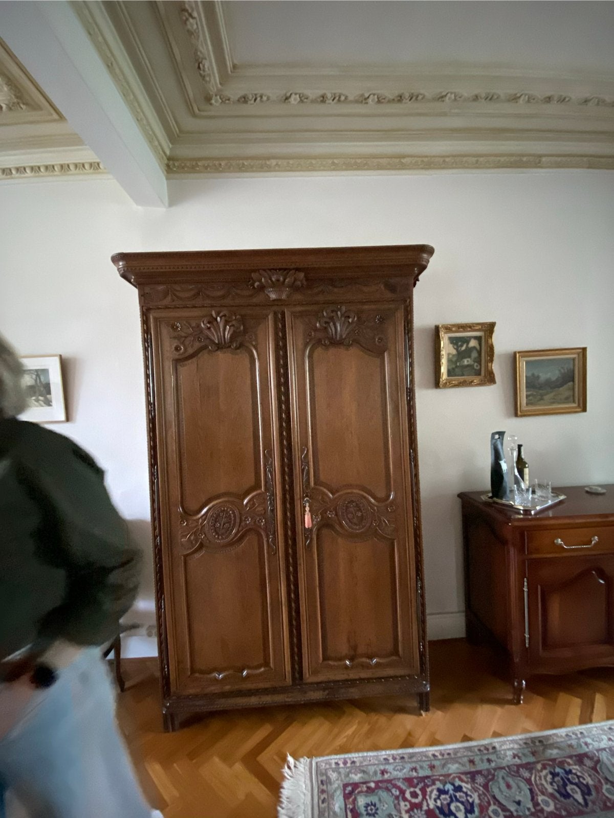 Armoire ancienne, Enlèvement