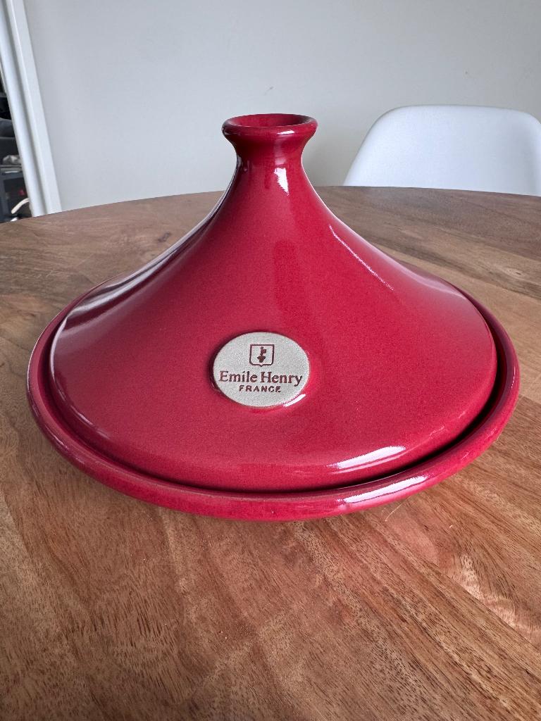 Emile Henry Flamme Rouge Tajine 5525 — NIEUW!, Ophalen, Overige typen, Nieuw, Steen/keramiek