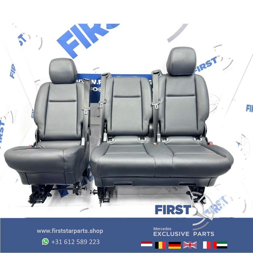 W447 VITO / V KLASSE ACHTERBANK ZWART LEER interieur Mercede