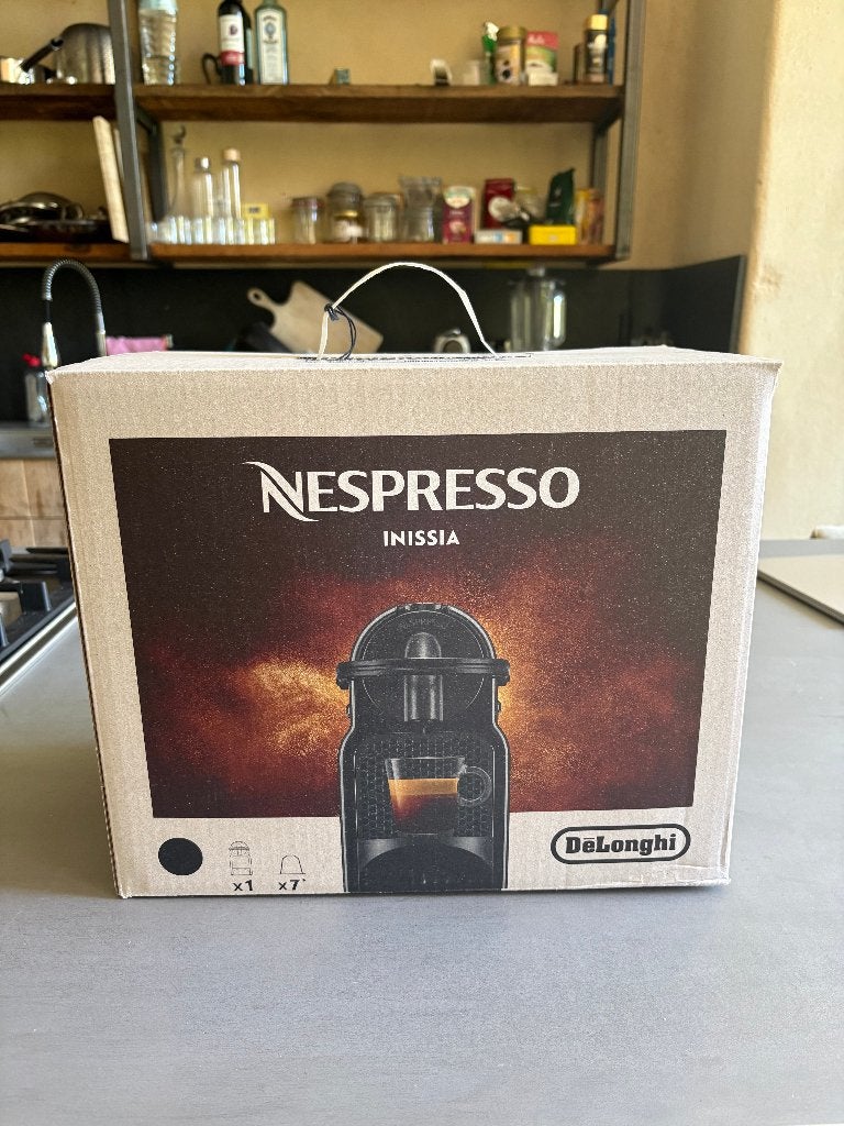 DE LONGHI Nespresso Inissia Noir, Electroménager, 1 tasse, Enlèvement, Comme neuf, Machine à espresso