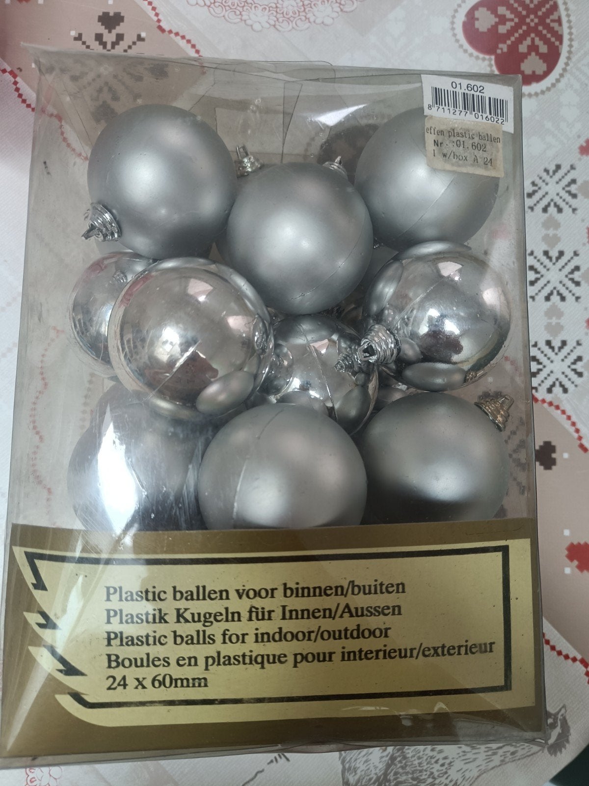 Boules de Noël pour intérieur ou extérieur (25 pièces), Enlèvement