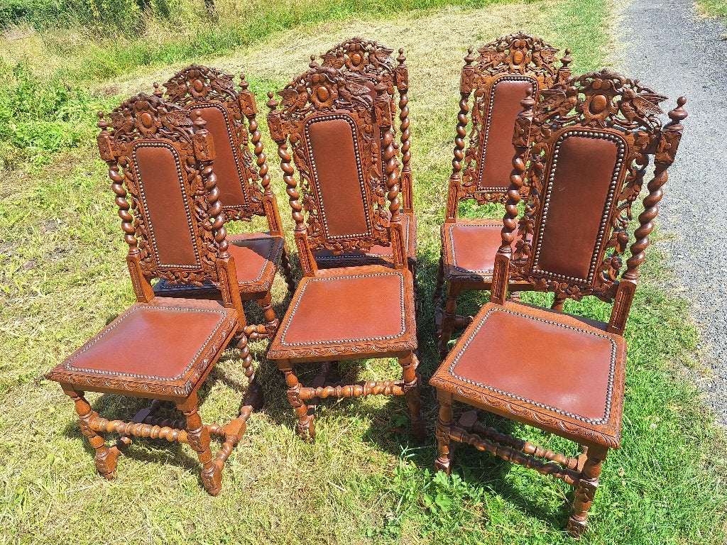 6 chaises anciennes, Enlèvement