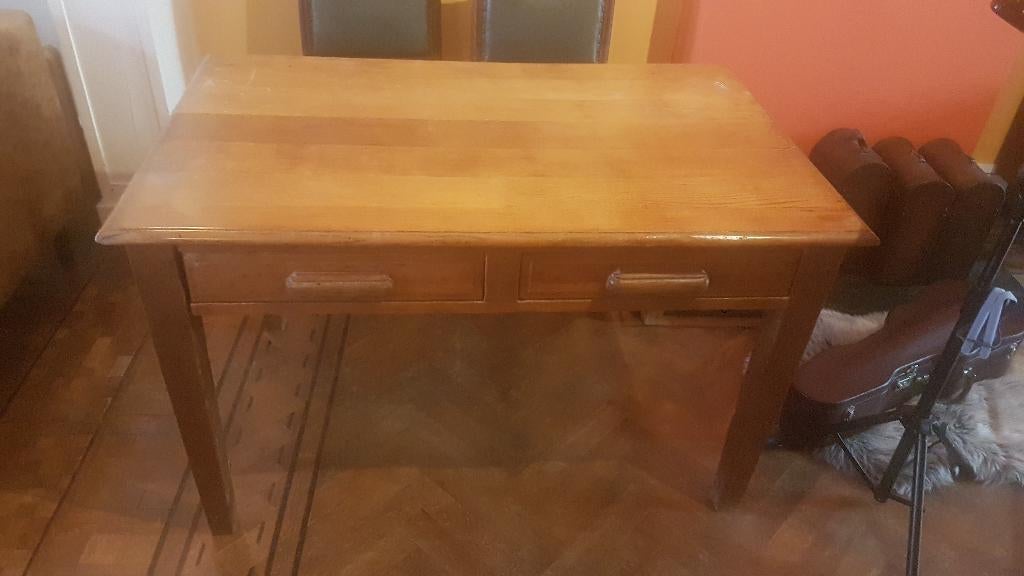 Table ancienne en chêne, Antiquités & Art, Antiquités | Meubles | Tables, Enlèvement