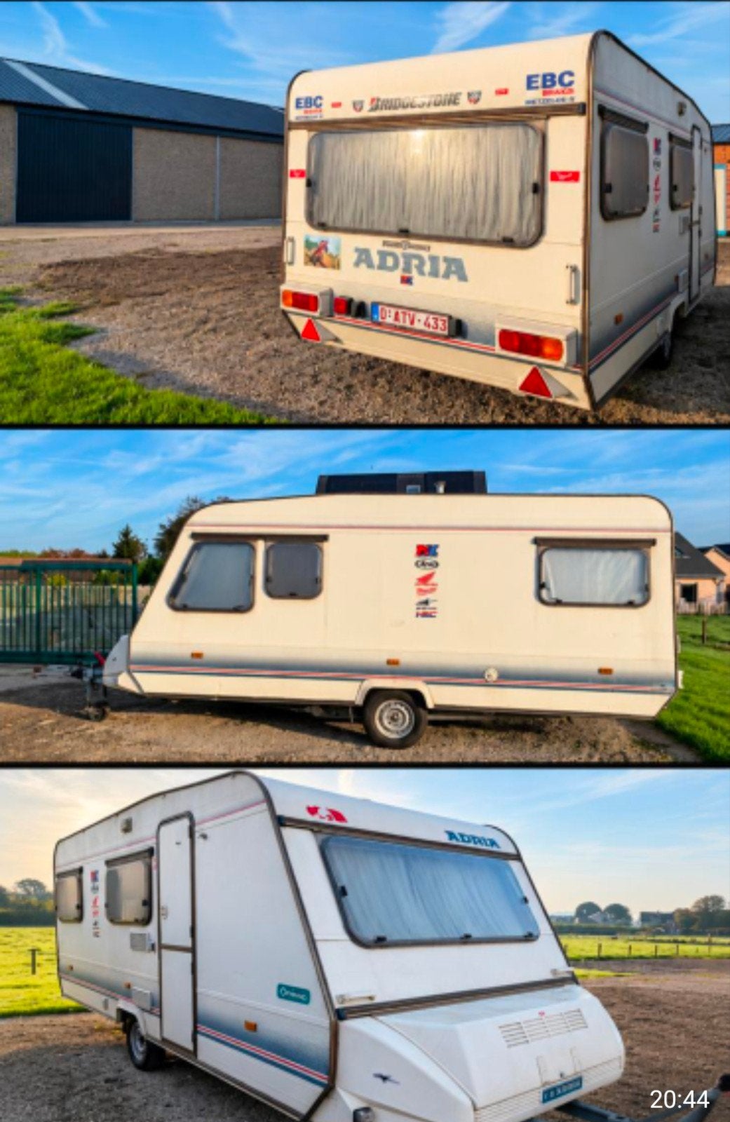 Adria 485 caravan, Particulier, Adria, Tot en met 4, 2 aparte bedden