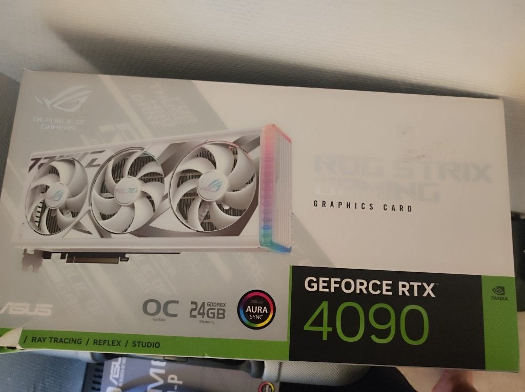 ASUS ROG Strix GeForce RTX 4090 24GB GDDR6X White OC Edition, Computers en Software, Videokaarten, Gebruikt, Nvidia, PCI-Express 4.0