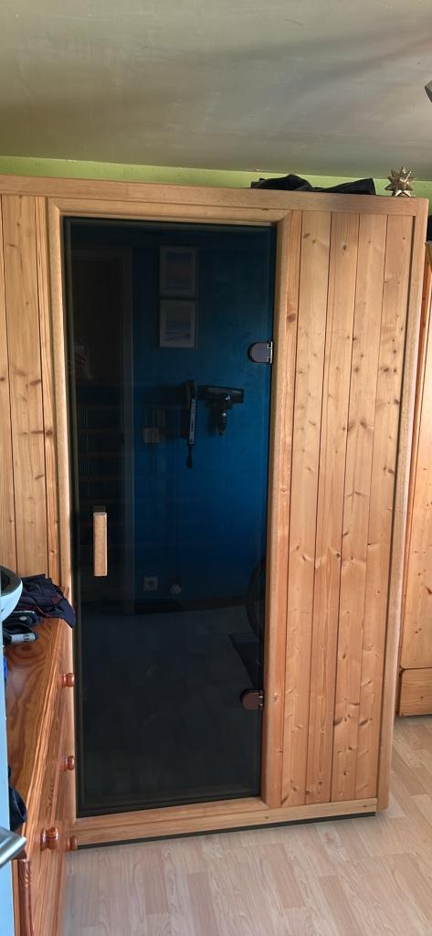 Infraroodsauna, Sport en Fitness, Sauna, Ophalen, Zo goed als nieuw, Infrarood, Complete sauna