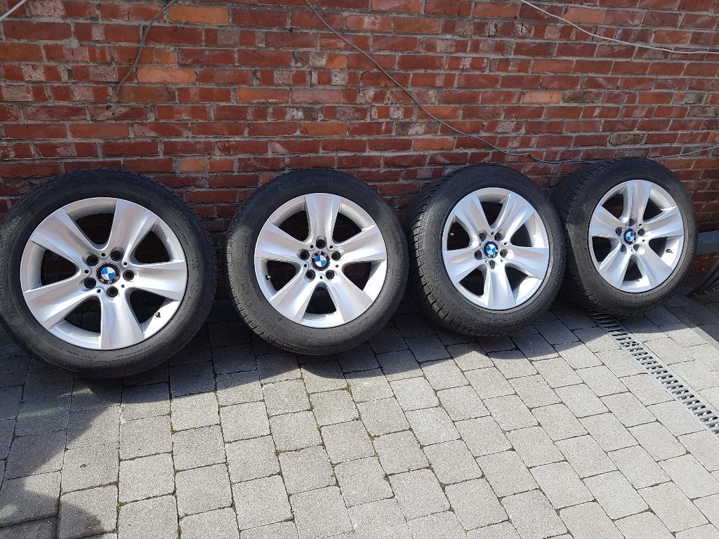 Originele  BMW Velgen met Winter banden  225/55 R 17 97 H., Auto-onderdelen, Banden en Velgen, Ophalen, Gebruikt, Banden en Velgen