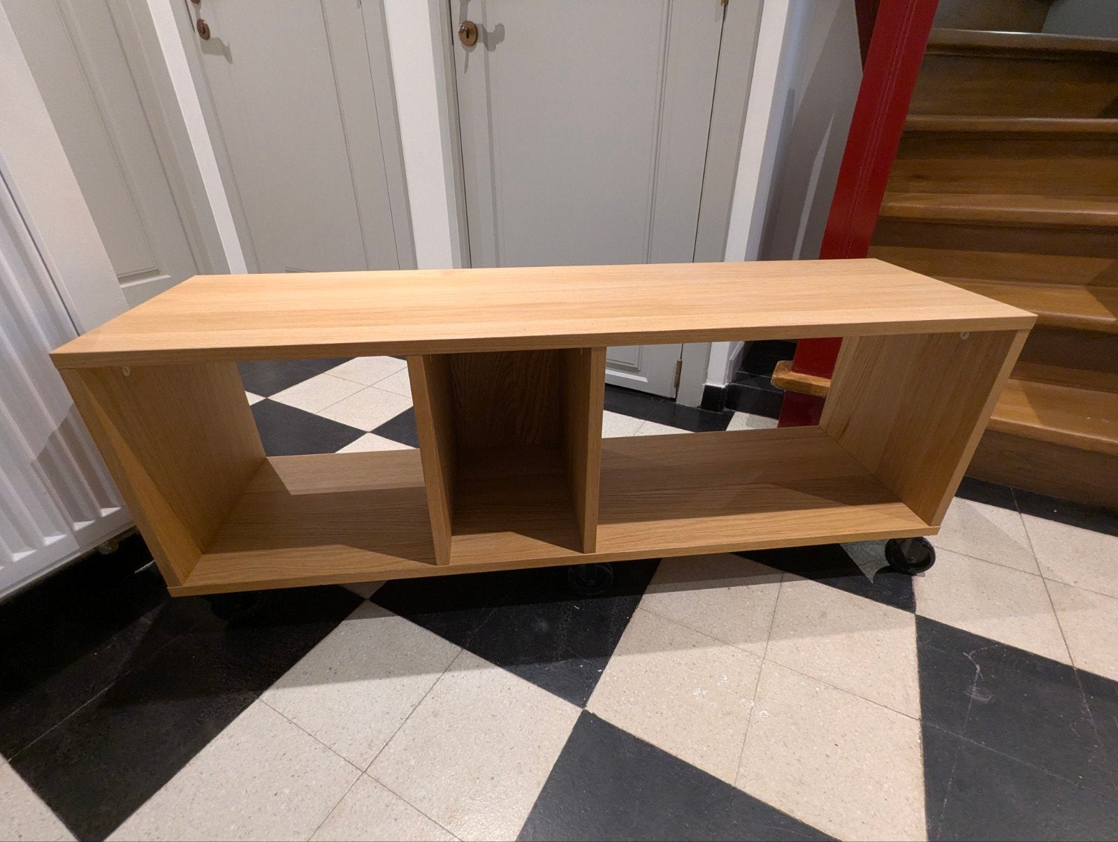 Étagère / Meuble TV à roulettes IKEA Råvaror (Chêne) 120 cm, 25 à 50 cm, Moins de 100 cm, 100 à 150 cm, Enlèvement