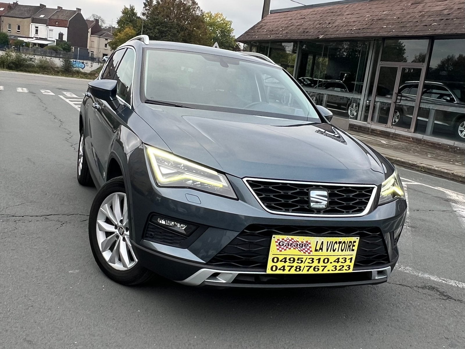 Seat Ateca 1.6 TDi 2019 année 85kw 190000km 0032478767323, Autos, Cuir, Argent ou Gris, Achat, Euro 6