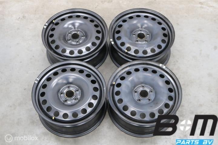 Org 18 inch stalen velgen ID.3 / VW Golf / Caddy! 1EA601027, Auto-onderdelen, Gebruikt, Velg(en)
