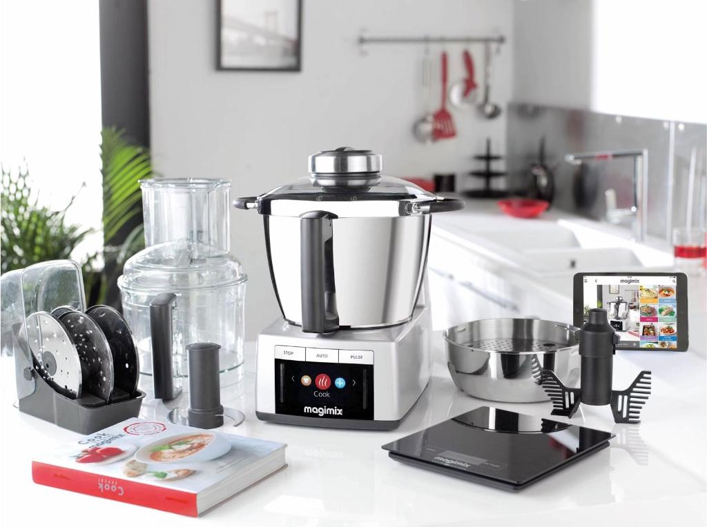 Magimix Cook Expert 18900B + accessoires + livres, 2 à 3 litres, Enlèvement, Utilisé, 3 vitesses ou plus