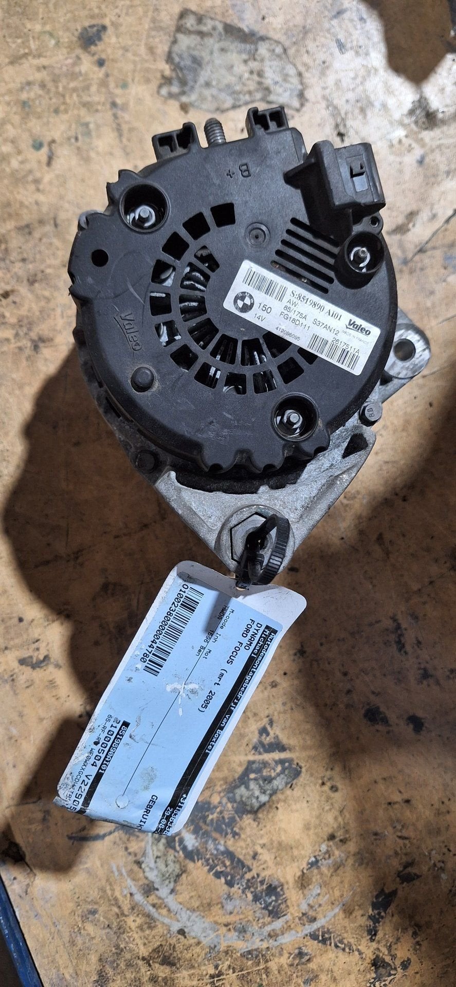 Originele Dynamo BMW F20 F30 F10 X3 X5 B47 B48 175A 8519890, -, Utilisé, -, Enlèvement ou Envoi