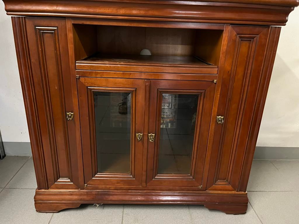 Tv kast met voorziening voor CD, Dvd in kerselaar, Huis en Inrichting, Ophalen, Klassiek, 50 tot 100 cm, Zo goed als nieuw