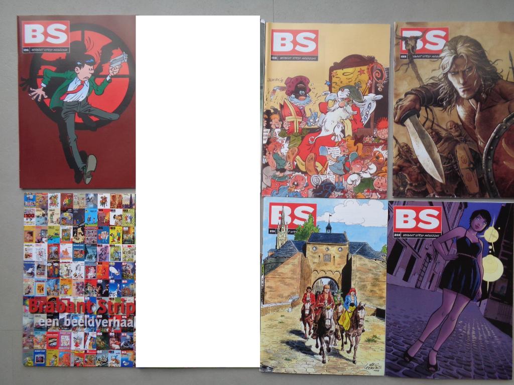 Brabant Strip Magazine - 6 nrs (196,198,199,200,201,202), Ophalen of Verzenden