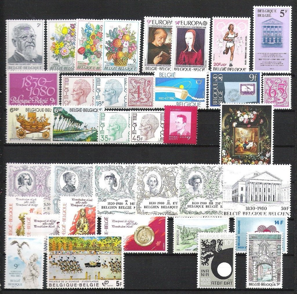 België; jaren 1980 / 1984 met nlok+boekjeXX zie lijst jaar, Postzegels en Munten, Ophalen of Verzenden, Postfris, Postfris, Europa
