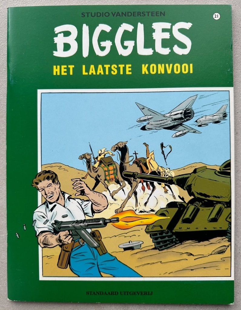 Biggles - Nr. 21, Het laatste Konvooi, 1025 Exemplaren, Boeken, Stripverhalen, Willy Vandersteen, Eén stripboek, Nieuw, Ophalen of Verzenden