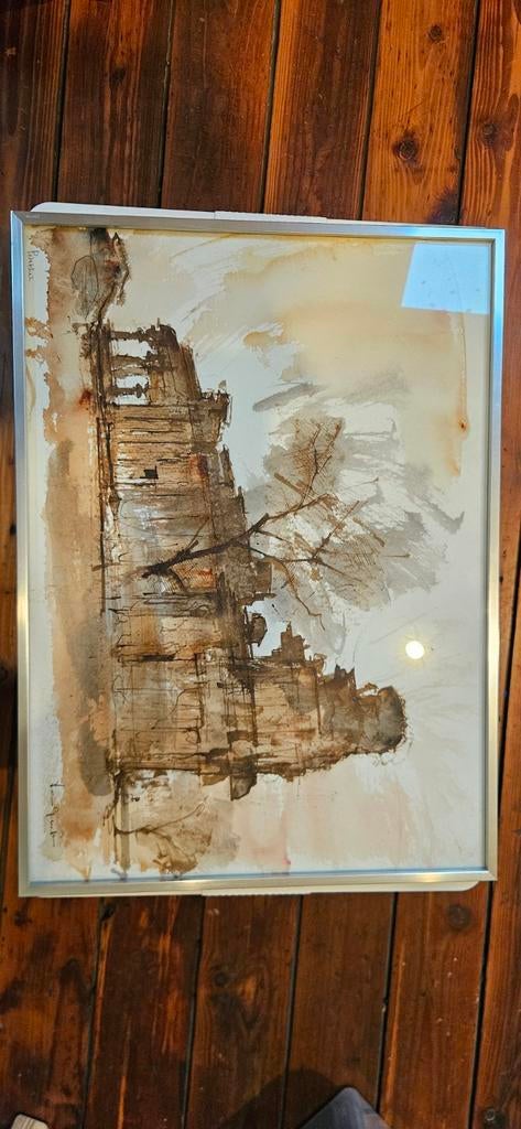 Aquarelle de José Van Gucht, Enlèvement