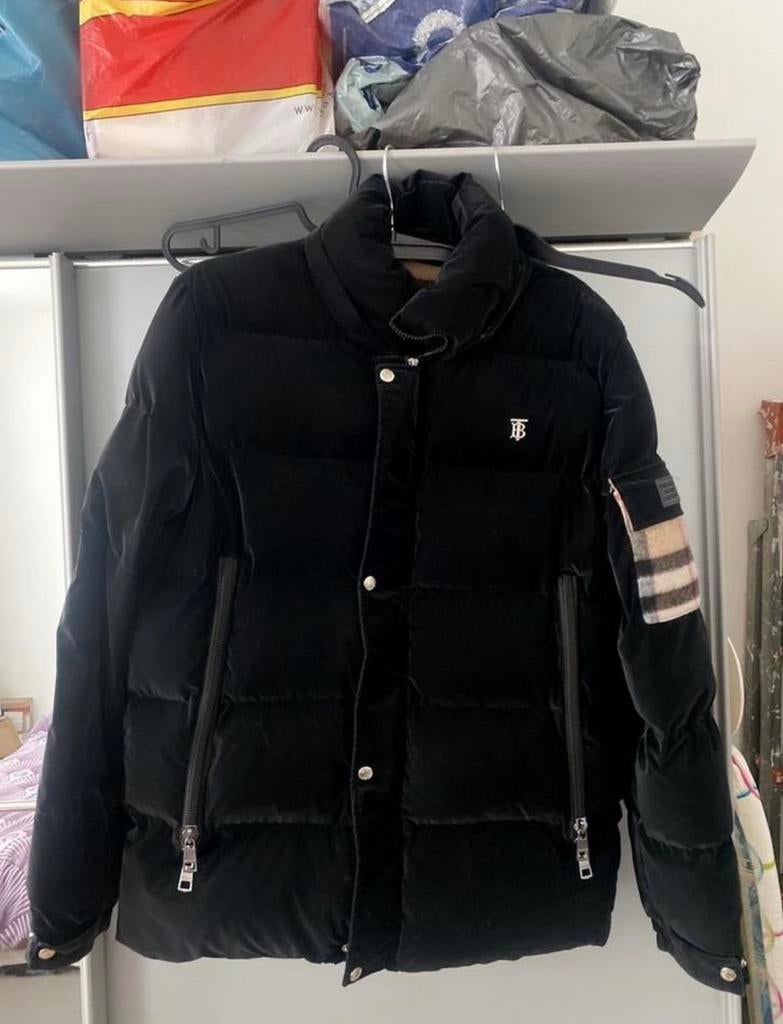 zwarte Burberry Lockwell gewatteerde jas XL, Ophalen, Nieuw, Maat 56/58 (XL), Zwart