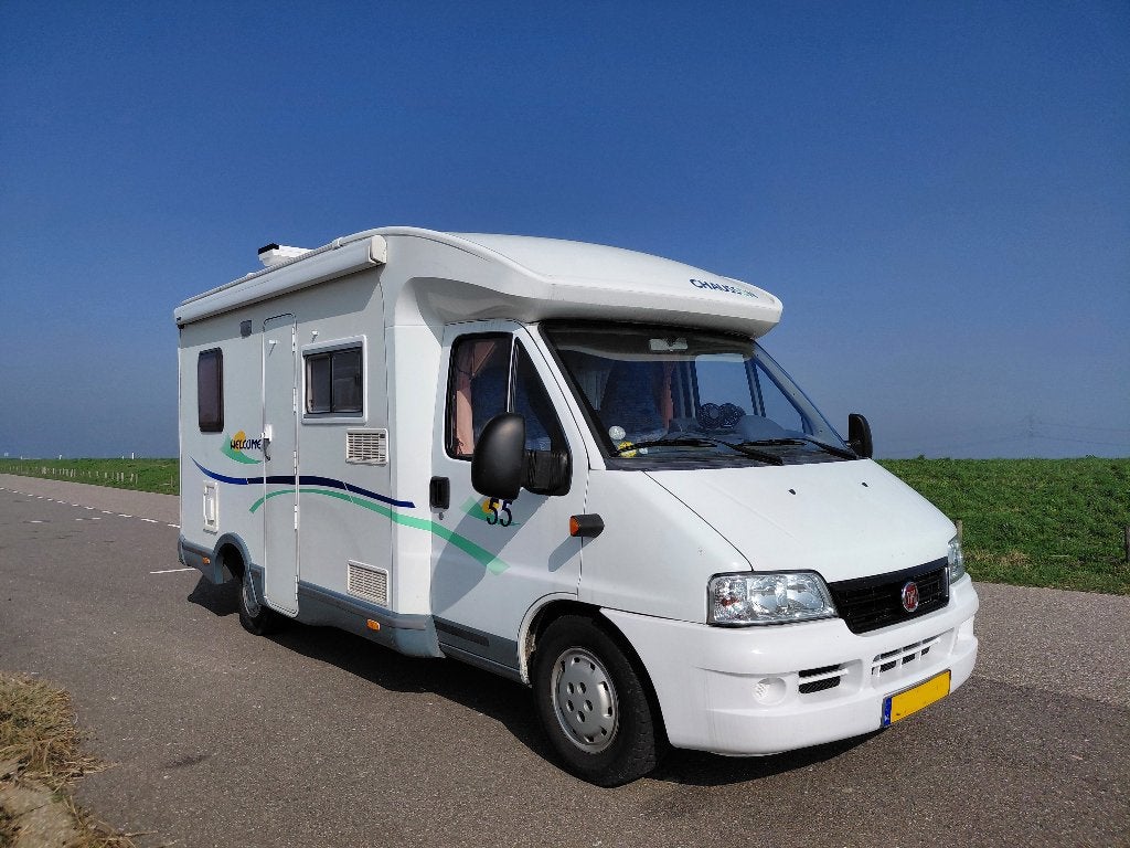 Chausson Welcome 55 - Nette camper, krachtige 2.8 JTD motor, ABS, Ringverwarming, Fiat, Luifel
