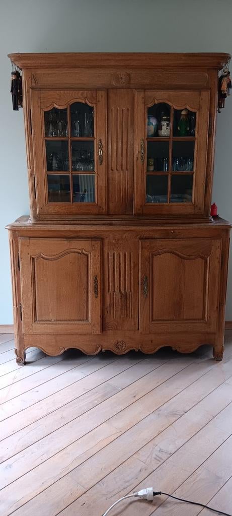 Armoire buffet en chêne clair début 1900, Maison & Meubles, Armoires | Buffets, Fin 1900, 150 à 200 cm, Enlèvement, Utilisé
