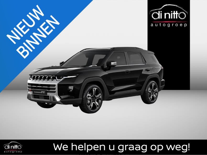 KGM Torres 1.5T Hybrid Titanium Auto, Auto's, 4 cilinders, 2 kWh, Zwart, Bedrijf