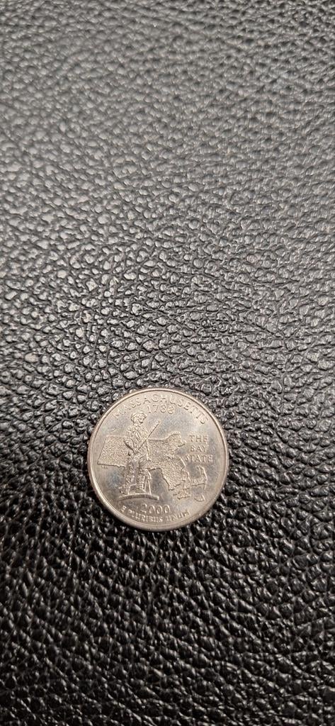 Amerika Quarter dollar 2000 Massachusetts P, Enlèvement ou Envoi