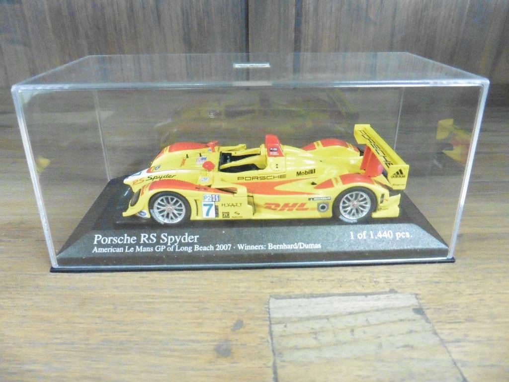 Minichamps 1/43 Porche RS Spyder, Ophalen of Verzenden, Zo goed als nieuw, Auto, MiniChamps
