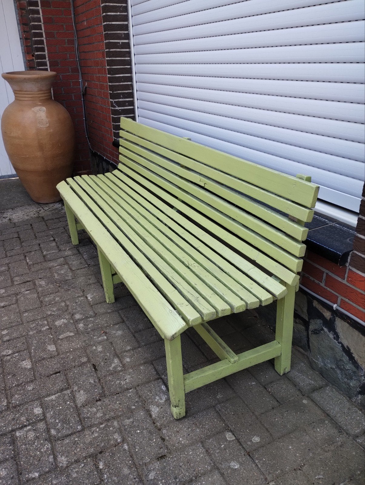 Banc de jardin en bois... 1m85... peut toujours être utilisé, Enlèvement