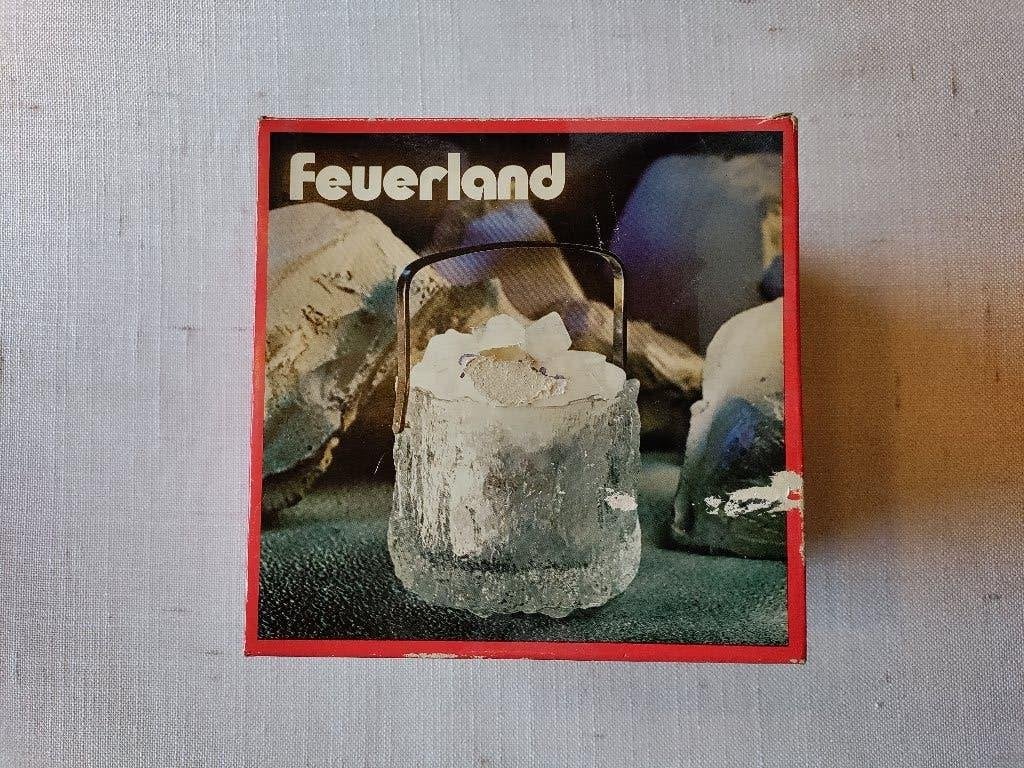 Vintage Rastal design-studio ijsemmer Fuerland Strukturglas, Antiek en Kunst, Ophalen