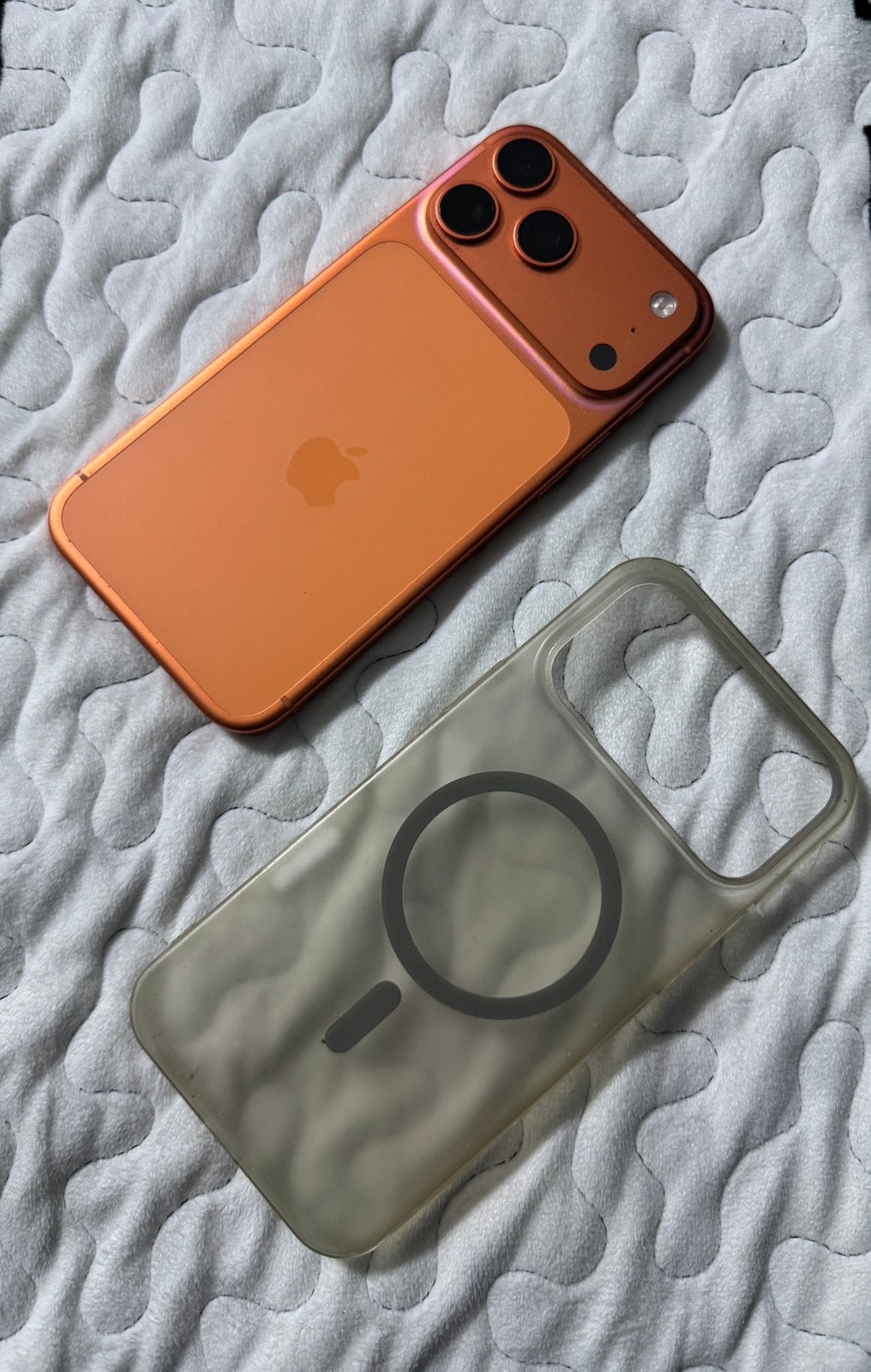 Iphone 17 pro max Orange, Telecommunicatie, 256 GB, 97 %, Ophalen of Verzenden, Zo goed als nieuw