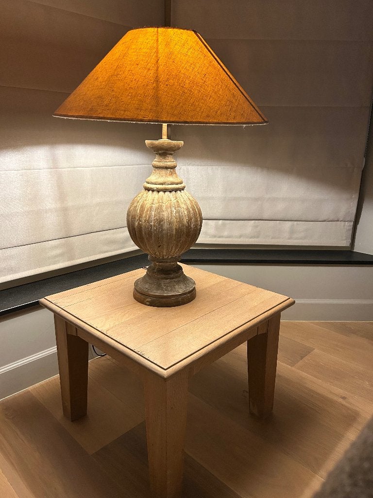 Houten tafellamp, Overige merken, Sfeerlamp, Met kap, Landelijk
